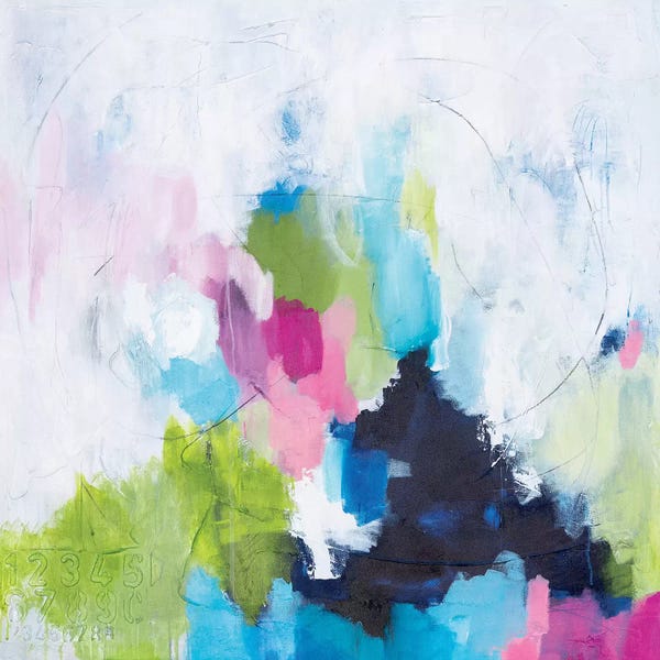 Abstract Expressionism: Better Days I by Julie Ahmad