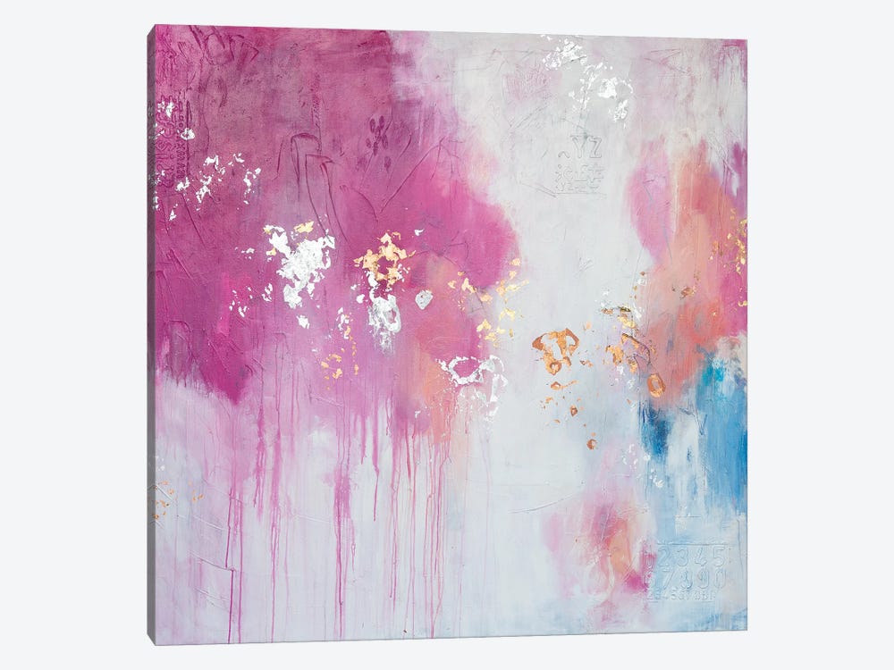 Butterfly Kisses by Julie Ahmad 1-piece Canvas Wall Art