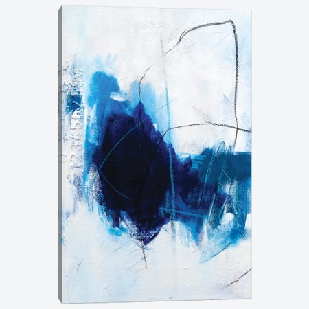 True Blue  Canvas Print #AHM147} by Julie Ahmad Canvas Art