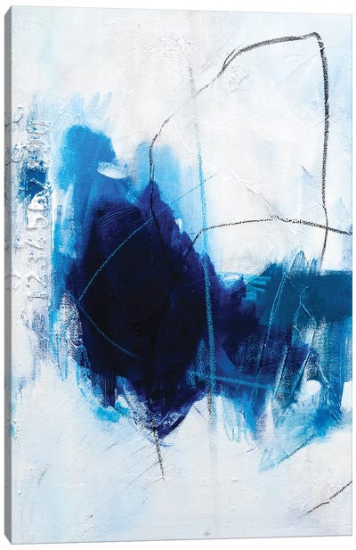 True Blue  Canvas Art Print - Julie Ahmad