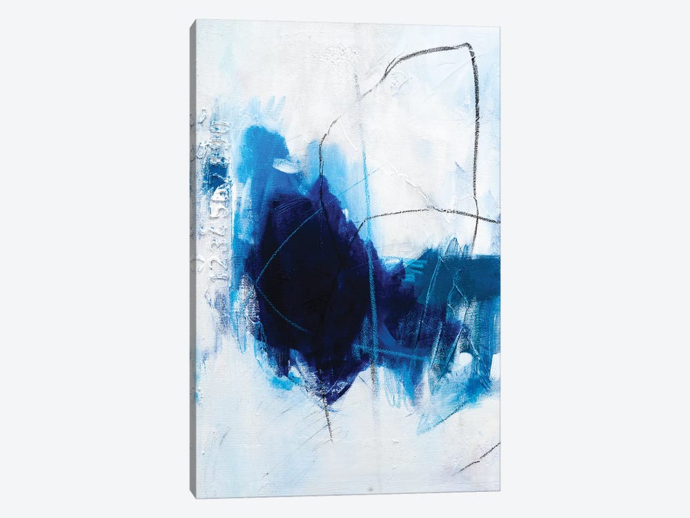 True Blue  by Julie Ahmad 1-piece Art Print