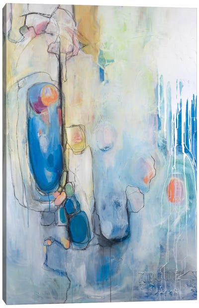 Out Of The Blue Canvas Art Print - Julie Ahmad
