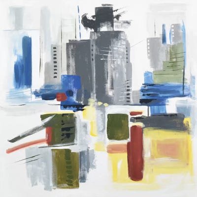 Architectural Abstract by Julie Ahmad metal wall art