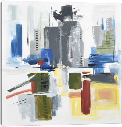 Architectural Abstract Canvas Art Print - Julie Ahmad