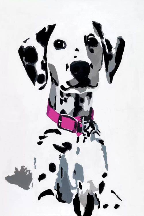 Winnie II (Pink Collar) by Julie Ahmad wall art