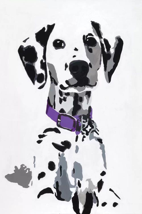Winnie III (Purple Collar) by Julie Ahmad wall art