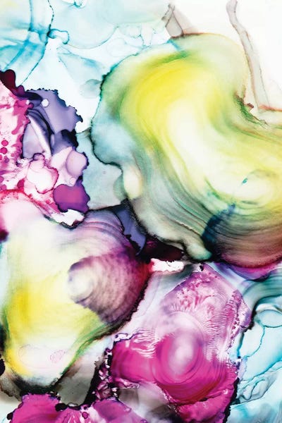 Alcohol Ink: Detail Of Another Dimension III by Julie Ahmad