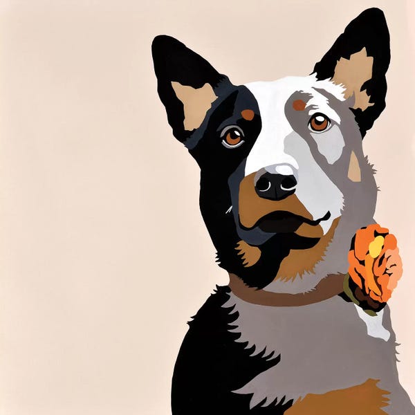 German Shepherds: Jasper Orange by Julie Ahmad