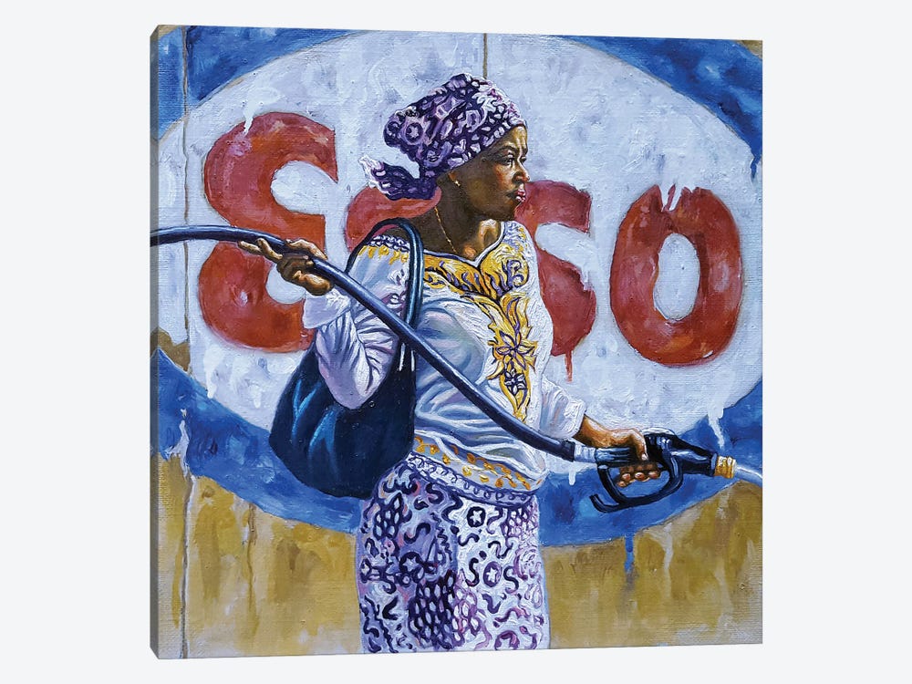 Esso by Ali Hassoun 1-piece Canvas Wall Art