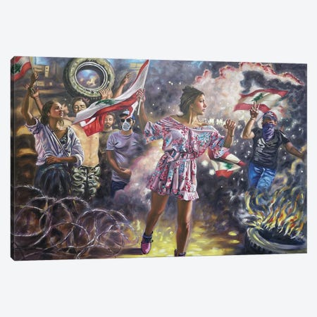 Freedom Canvas Print #AHN15} by Ali Hassoun Canvas Artwork