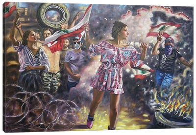 Freedom Canvas Art Print - Ali Hassoun