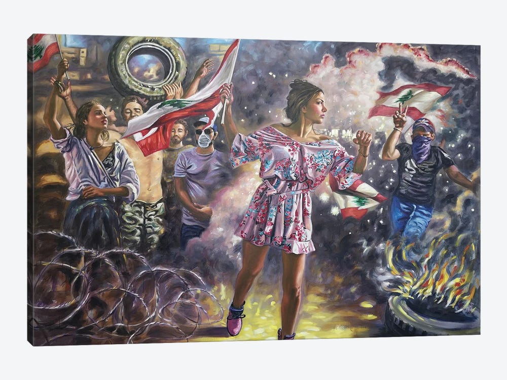 Freedom by Ali Hassoun 1-piece Canvas Art