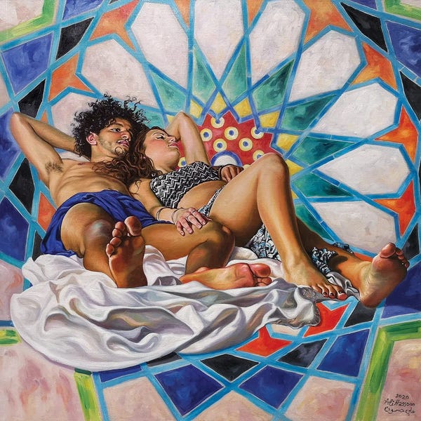 Life Imitates Art: Lovers III by Ali Hassoun