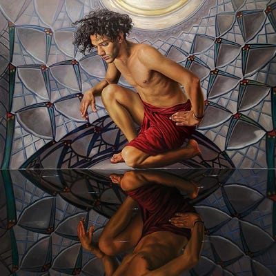 Narciso by Ali Hassoun art print