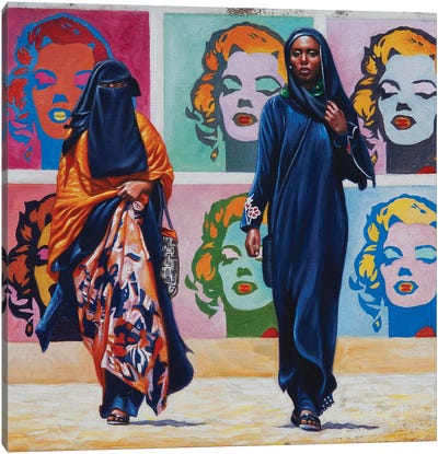 Pop Girls II Canvas Art Print - Middle Eastern Culture