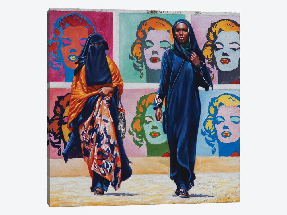 Pop Girls II by Ali Hassoun 1-piece Canvas Artwork
