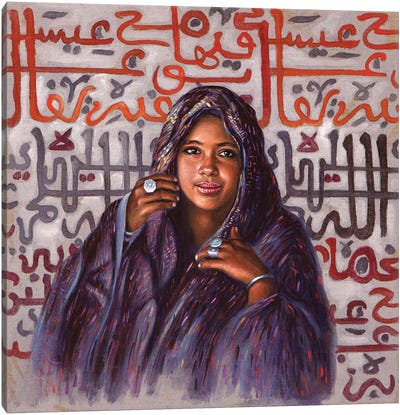 Sara Canvas Art Print - Arab Culture