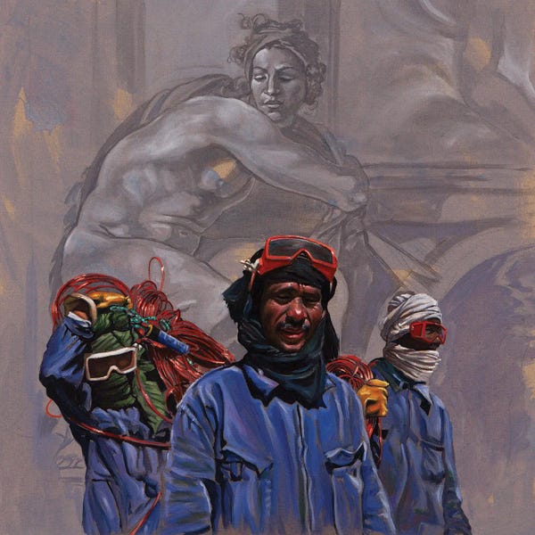 Middle Eastern Décor: Steelworkers by Ali Hassoun