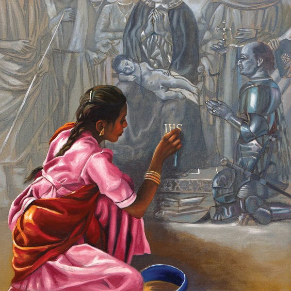 Middle Eastern Décor: The Brera Altarpiece by Ali Hassoun