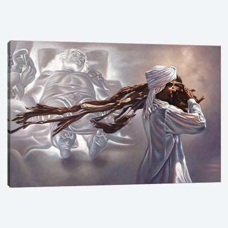 The Lamentation Of Christ Canvas Print #AHN50} by Ali Hassoun Canvas Art Print