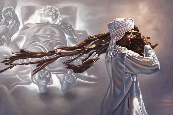 Middle Eastern Décor: The Lamentation Of Christ by Ali Hassoun