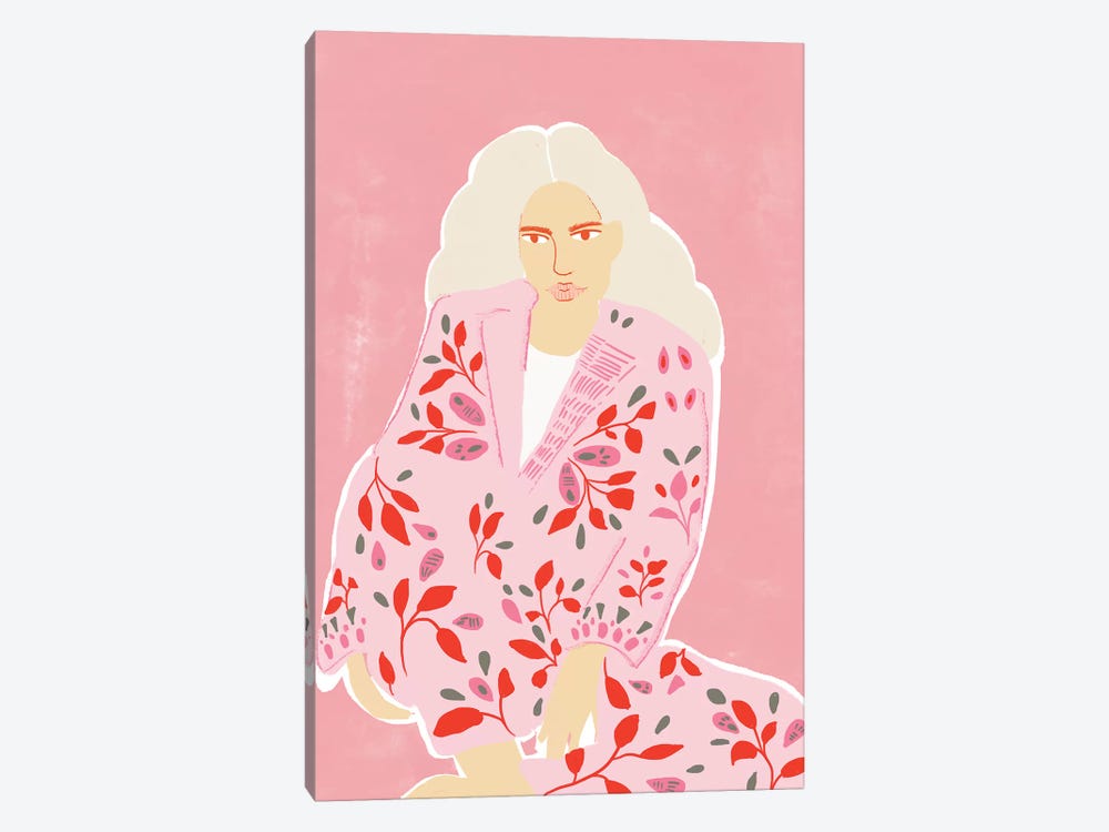 Pink Girl by Alja Horvat 1-piece Canvas Art