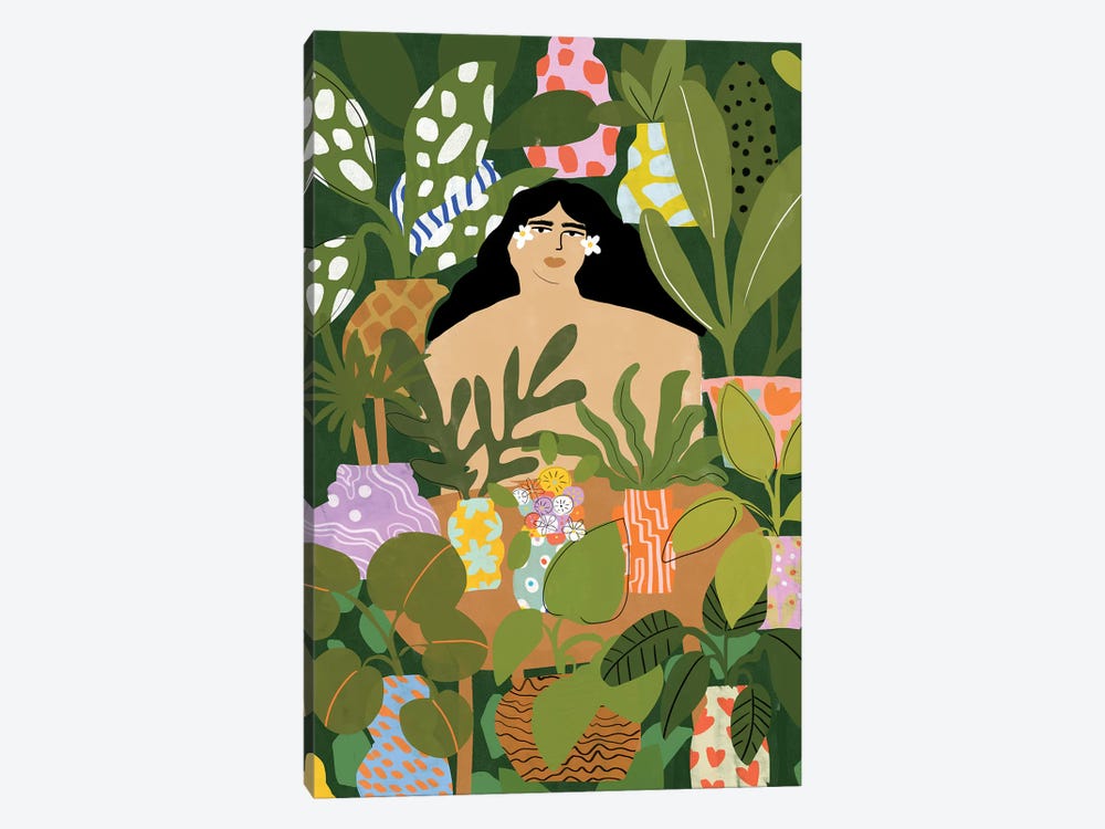 Room Full Of Plants by Alja Horvat 1-piece Canvas Print