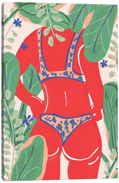 Summer Bikini Canvas Art Print - Women's Swimsuit & Bikini Art
