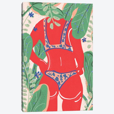 Summer Bikini Canvas Print #AHO36} by Alja Horvat Canvas Art Print
