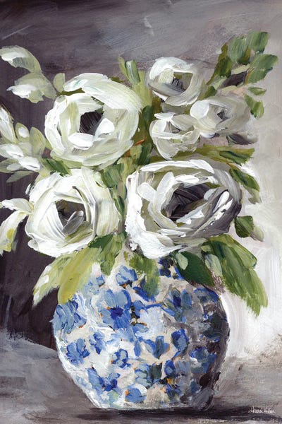 Ginger Jar Floral II by Amanda Hilburn canvas print