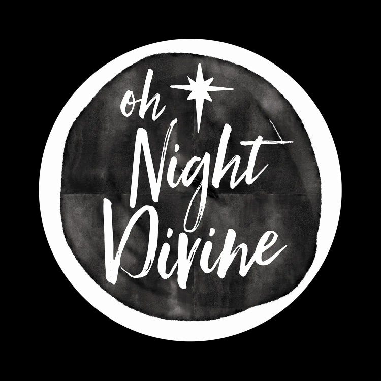 Oh Night Divine by Amanda Hilburn wall art