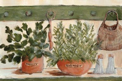 Canvas Print: Kitchen Herbs by Amanda Hilburn - thumbnail