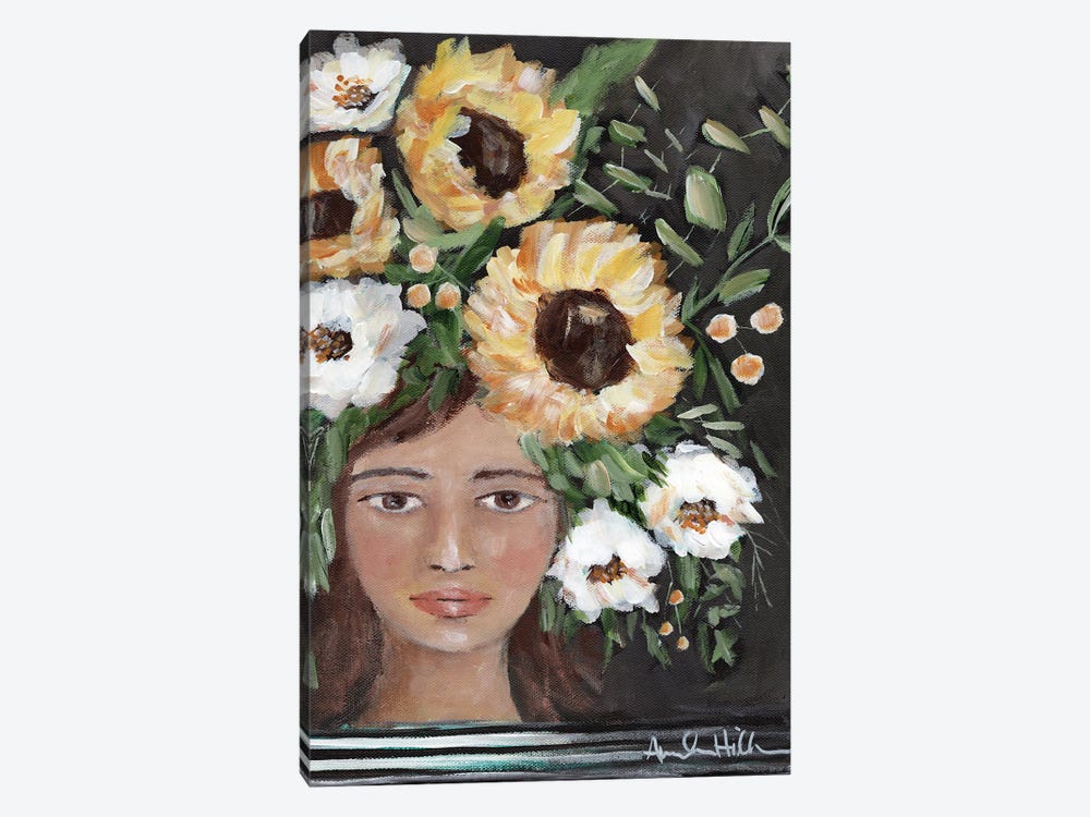 Sunflowers for you by Amanda Hilburn 1-piece Canvas Art