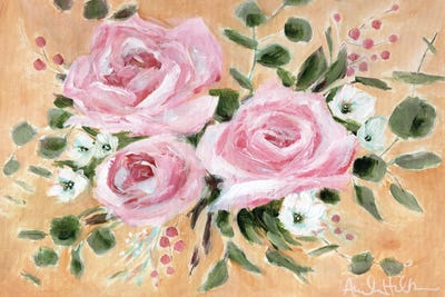 Sunshine and Roses by Amanda Hilburn canvas print