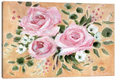 Sunshine and Roses Canvas Art Print