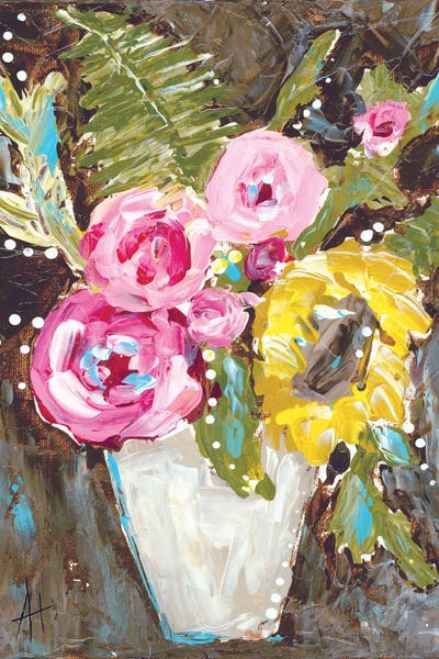 Warm Summer Floral by Amanda Hilburn canvas print