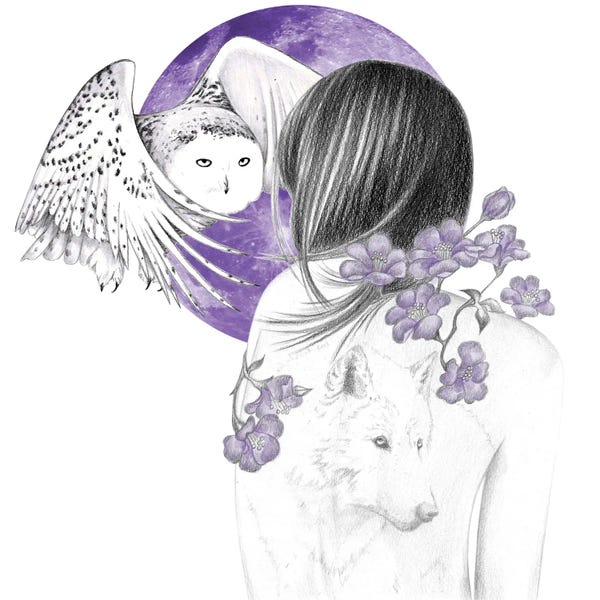 Wolves: Purple Moon by Andrea Hrnjak