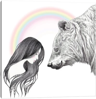 She Bear Canvas Art Print - Andrea Hrnjak