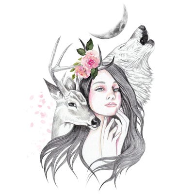 Forest Witch by Andrea Hrnjak canvas print