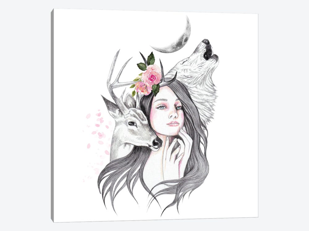 Forest Witch by Andrea Hrnjak 1-piece Art Print