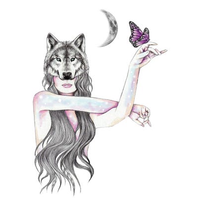 Mystic Forest by Andrea Hrnjak framed canvas print