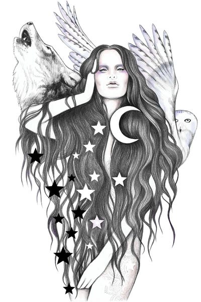 Witches: Moon Witch by Andrea Hrnjak