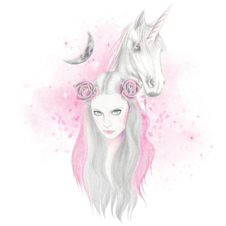 Unicorn by Andrea Hrnjak wall art