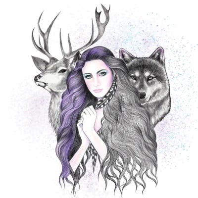 Magic Allies by Andrea Hrnjak framed wall art