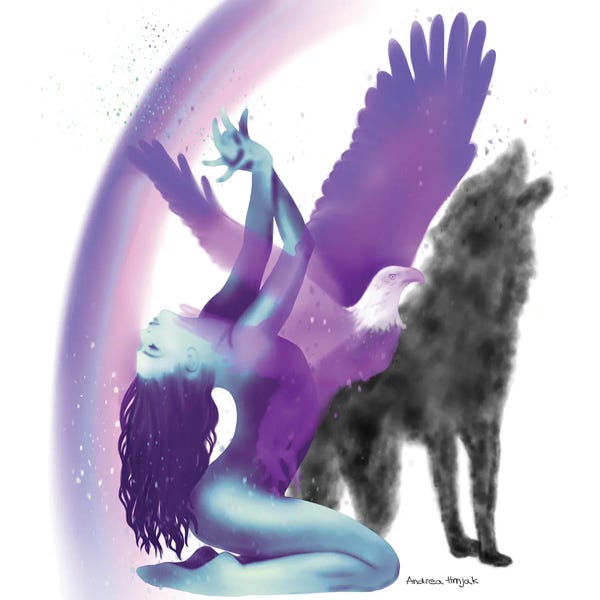 Rainbows: Purple Rainbow by Andrea Hrnjak