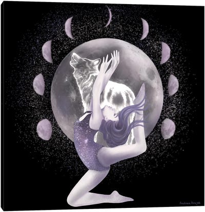 Full Moon Dance Canvas Art Print - Andrea Hrnjak
