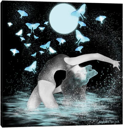 Luminous Night Canvas Art Print - Andrea Hrnjak