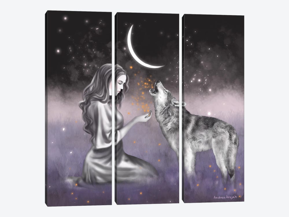 Firefly Magic by Andrea Hrnjak 3-piece Canvas Art