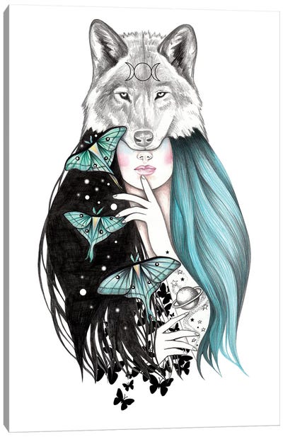 Luna Canvas Art Print - Wild Spirit