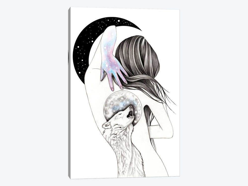 Moon Coven by Andrea Hrnjak 1-piece Canvas Print